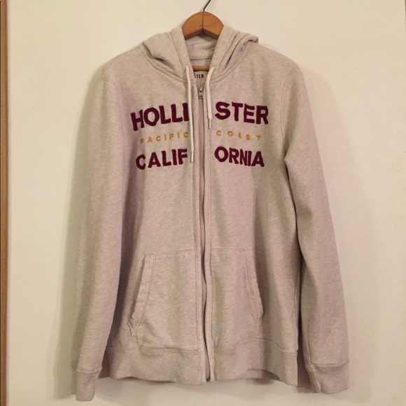 hollister zip up sweater